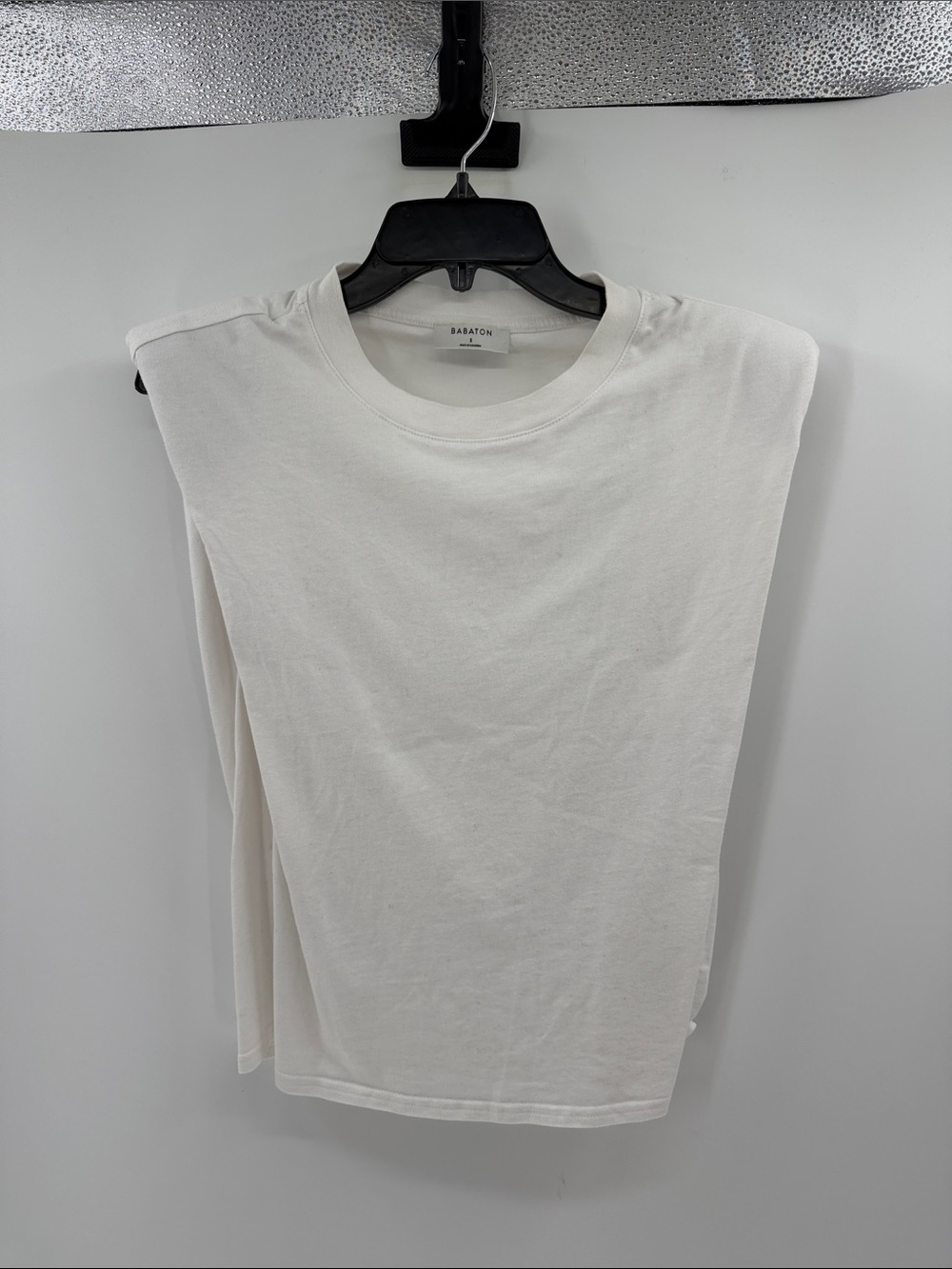 Babaton Women's Padded Shoulder Tank Top - White - Small